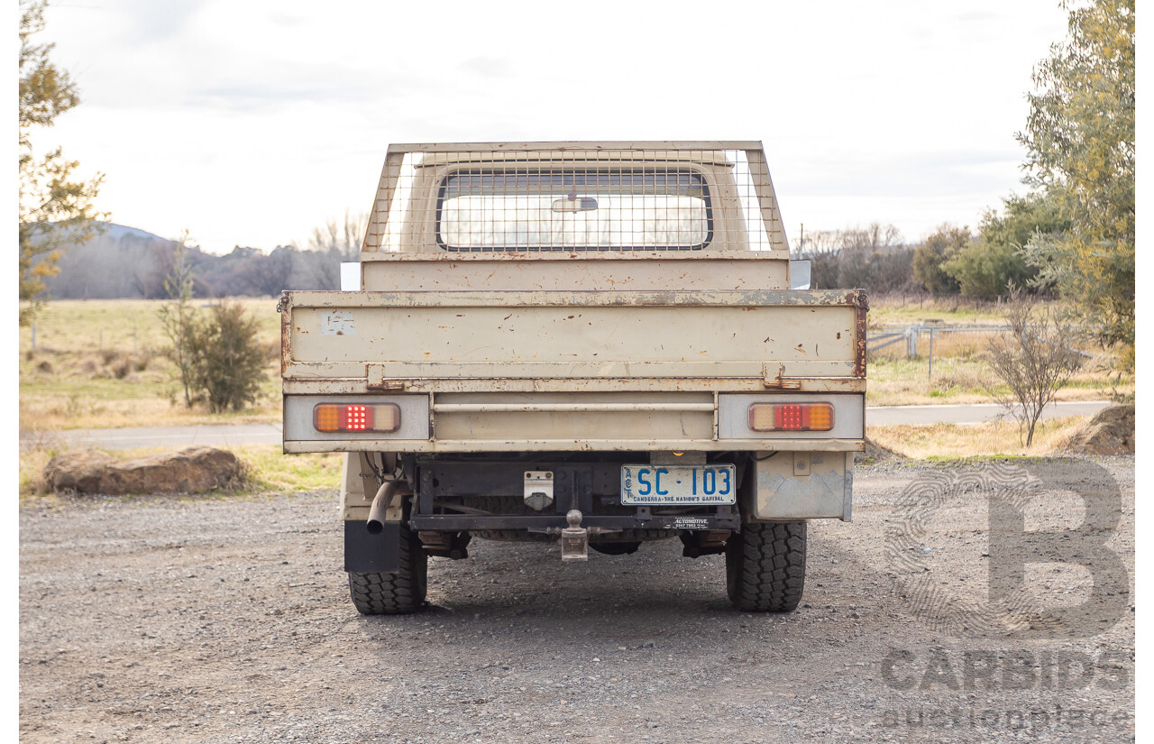 9/1985 Toyota Landcruiser (4x4) HJ75RP 2d C/Chas Goldrush Diesel 4.0L - Tipper