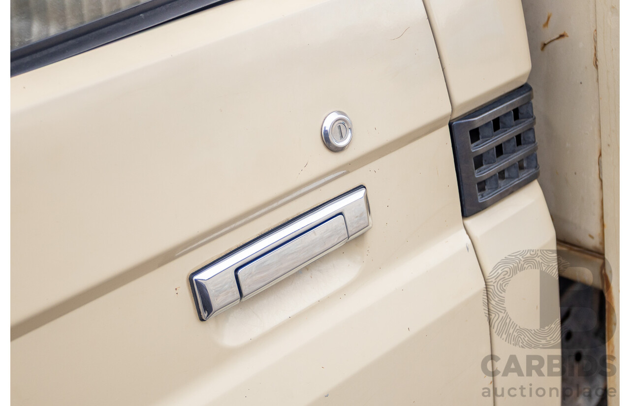 9/1985 Toyota Landcruiser (4x4) HJ75RP 2d C/Chas Goldrush Diesel 4.0L - Tipper