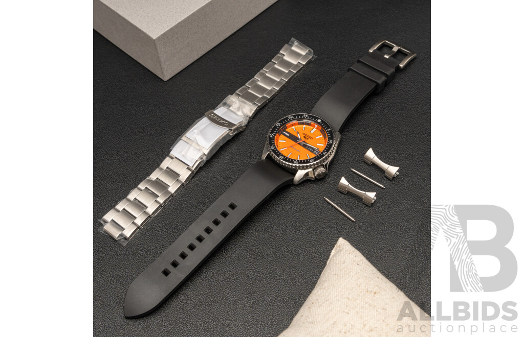 Seiko 5 Sports 'New Double Hurricane' Retro Colour Collection Automatic Men's Watch