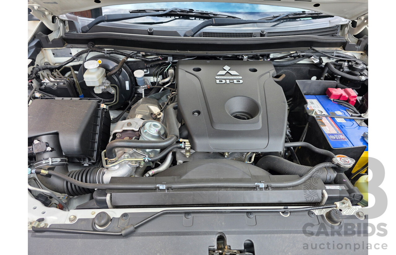 05/2017 Mitsubishi Triton GLX (4x4) MQ MY17 Dual Cab Utility White 2.4L