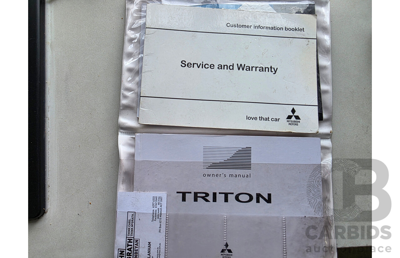 05/2017 Mitsubishi Triton GLX (4x4) MQ MY17 Dual Cab Utility White 2.4L