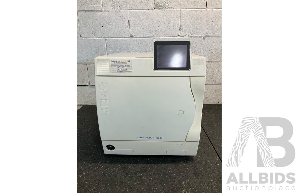 MELAG Vacuklav 40 B+ Evolution Autoclave, Steam Sterilizer