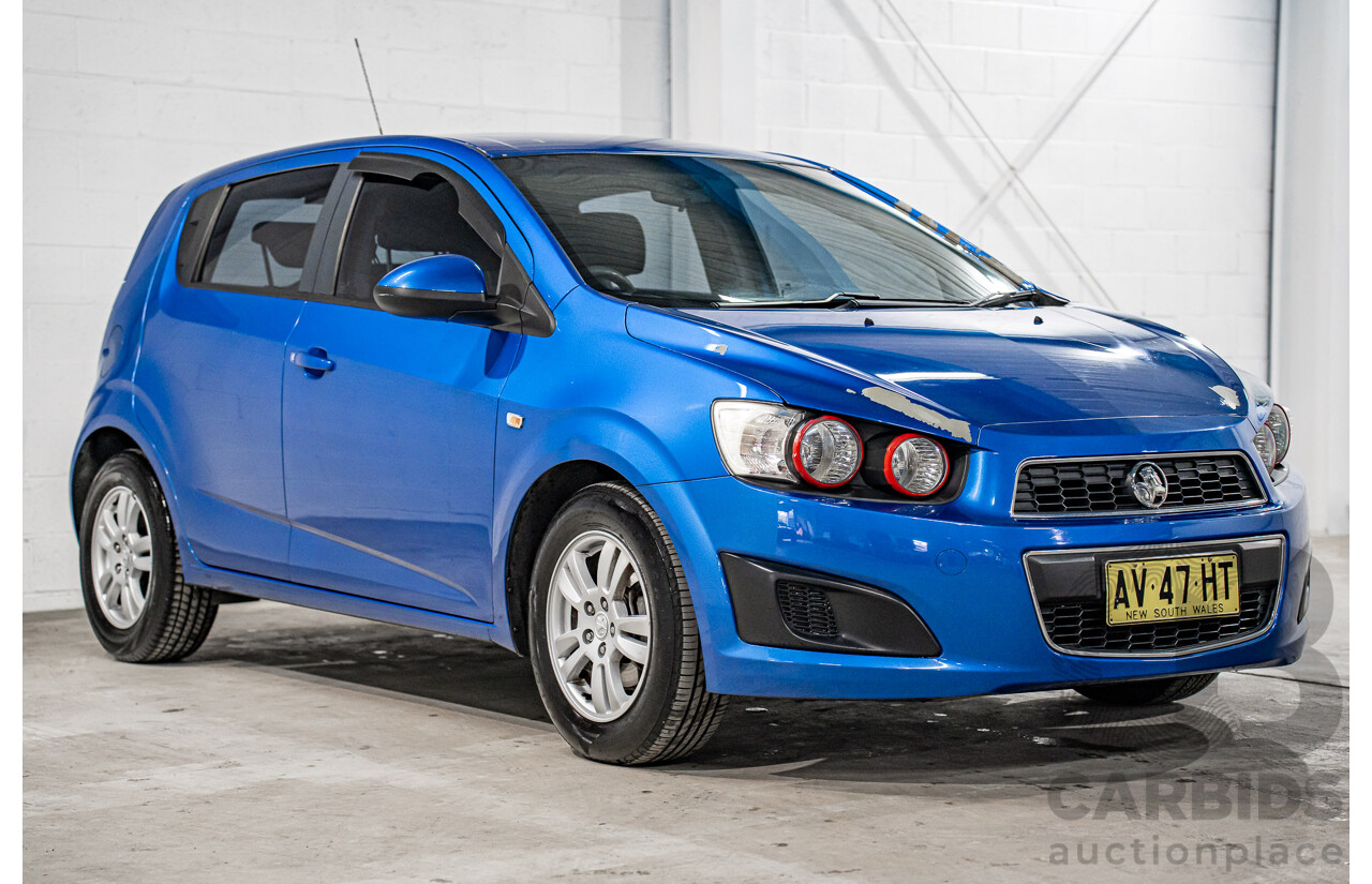 9/2012 Holden Barina TM 5d Hatchback Bocaray Blue Metallic 1.6L