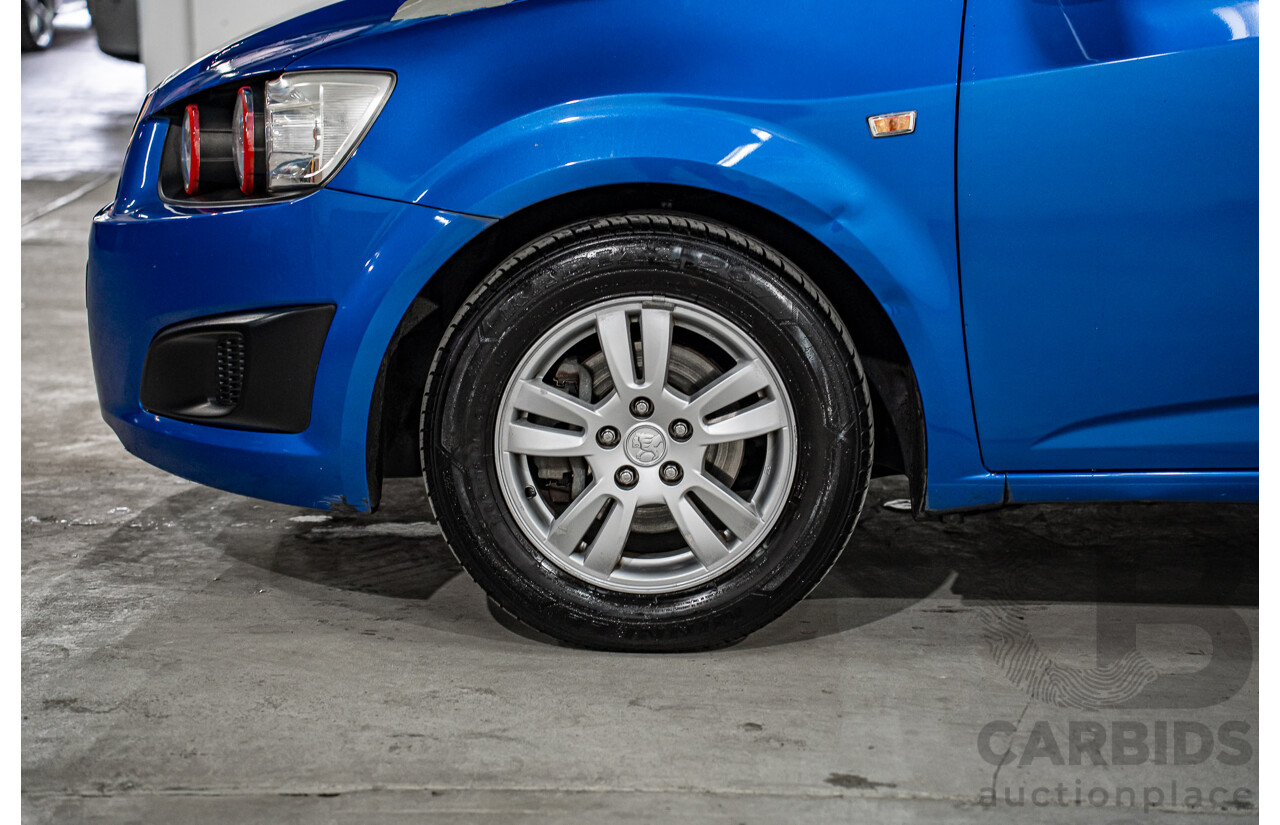 9/2012 Holden Barina TM 5d Hatchback Bocaray Blue Metallic 1.6L