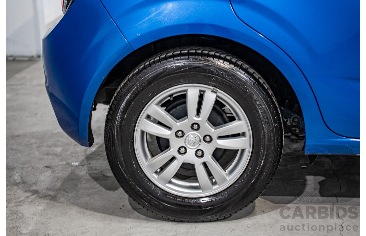 9/2012 Holden Barina TM 5d Hatchback Bocaray Blue Metallic 1.6L