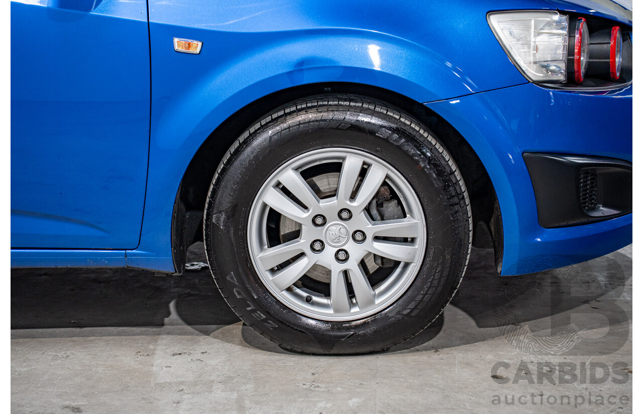 9/2012 Holden Barina TM 5d Hatchback Bocaray Blue Metallic 1.6L