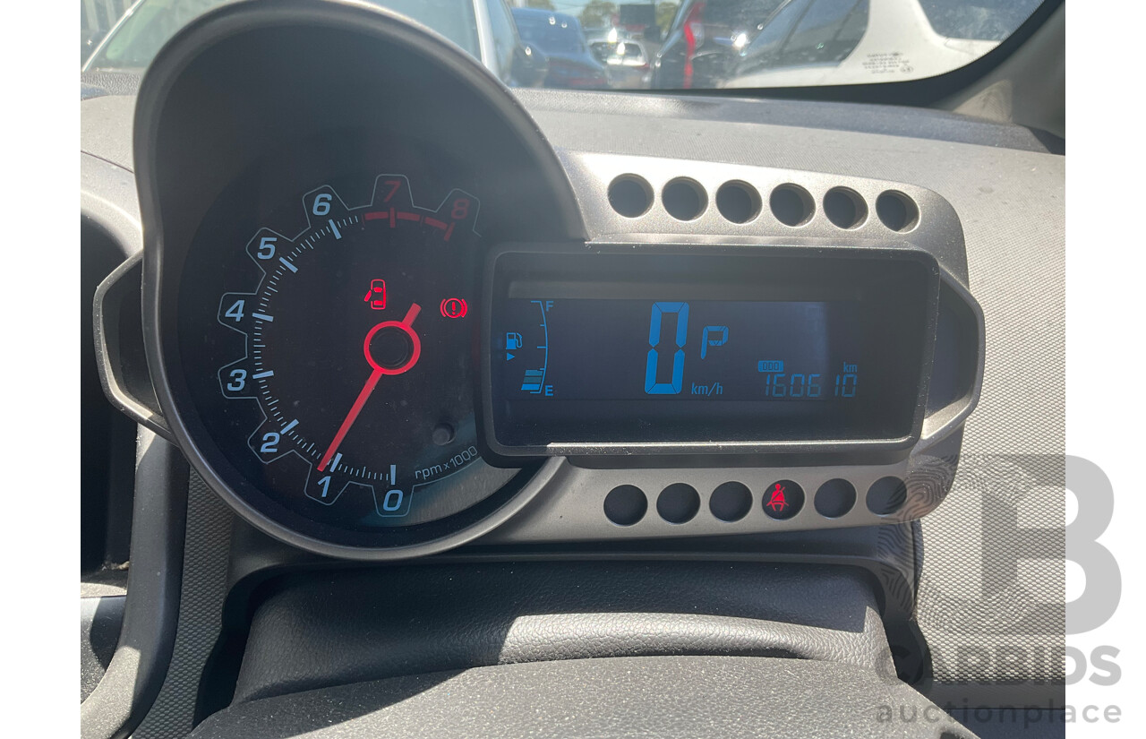 9/2012 Holden Barina TM 5d Hatchback Bocaray Blue Metallic 1.6L