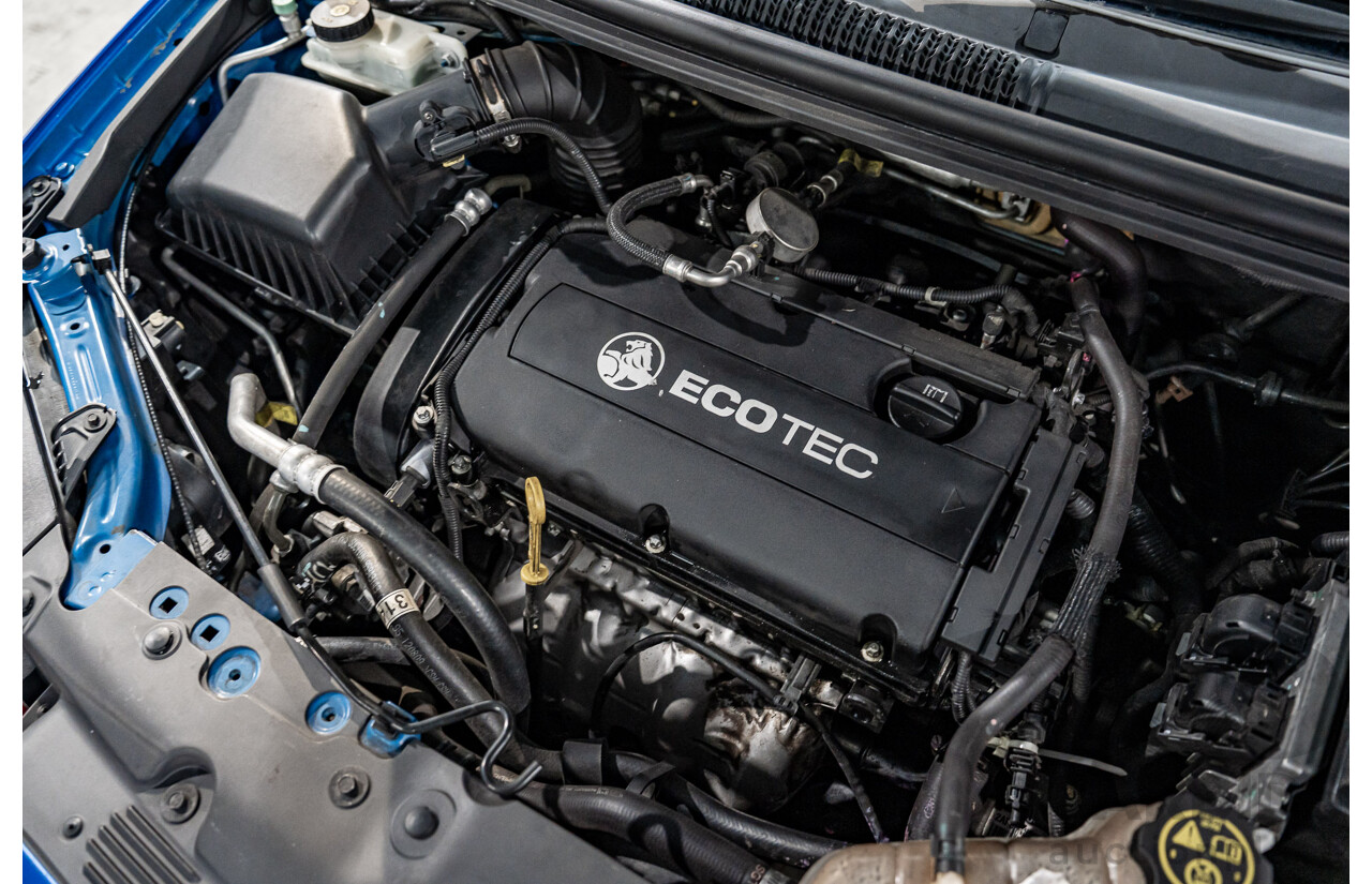 9/2012 Holden Barina TM 5d Hatchback Bocaray Blue Metallic 1.6L