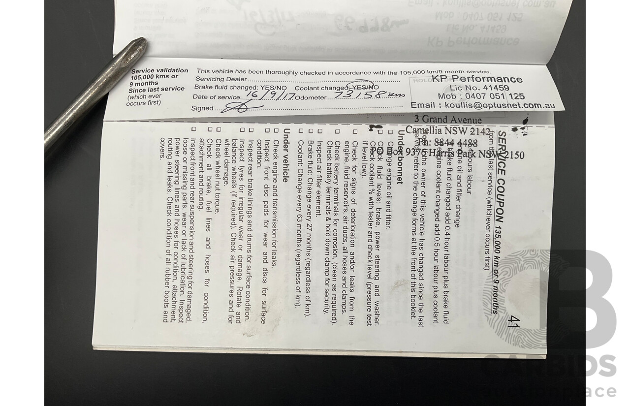 9/2012 Holden Barina TM 5d Hatchback Bocaray Blue Metallic 1.6L