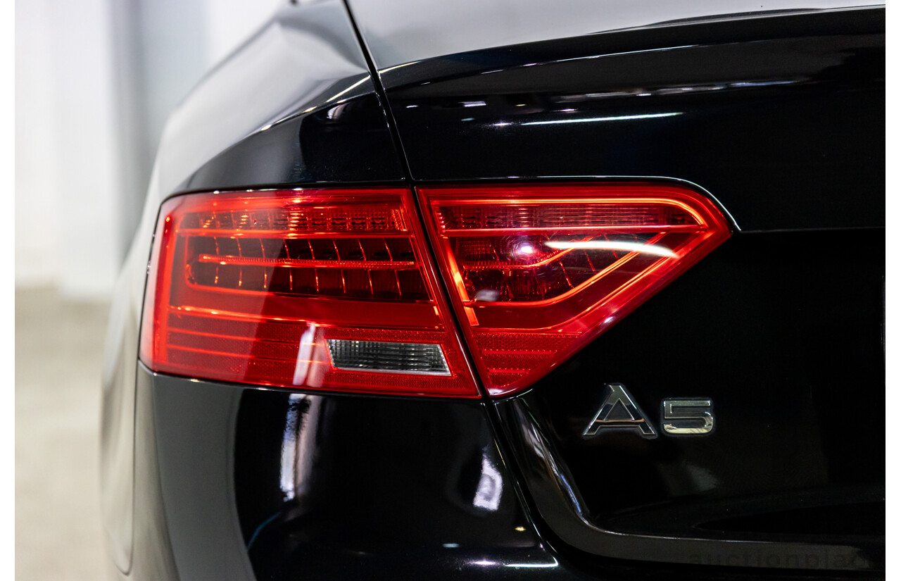 3/2015 Audi A5 S-Line 1.8 TFSI 8T MY15 2d Cabriolet Mythos Black Metallic Turbo 1.8L