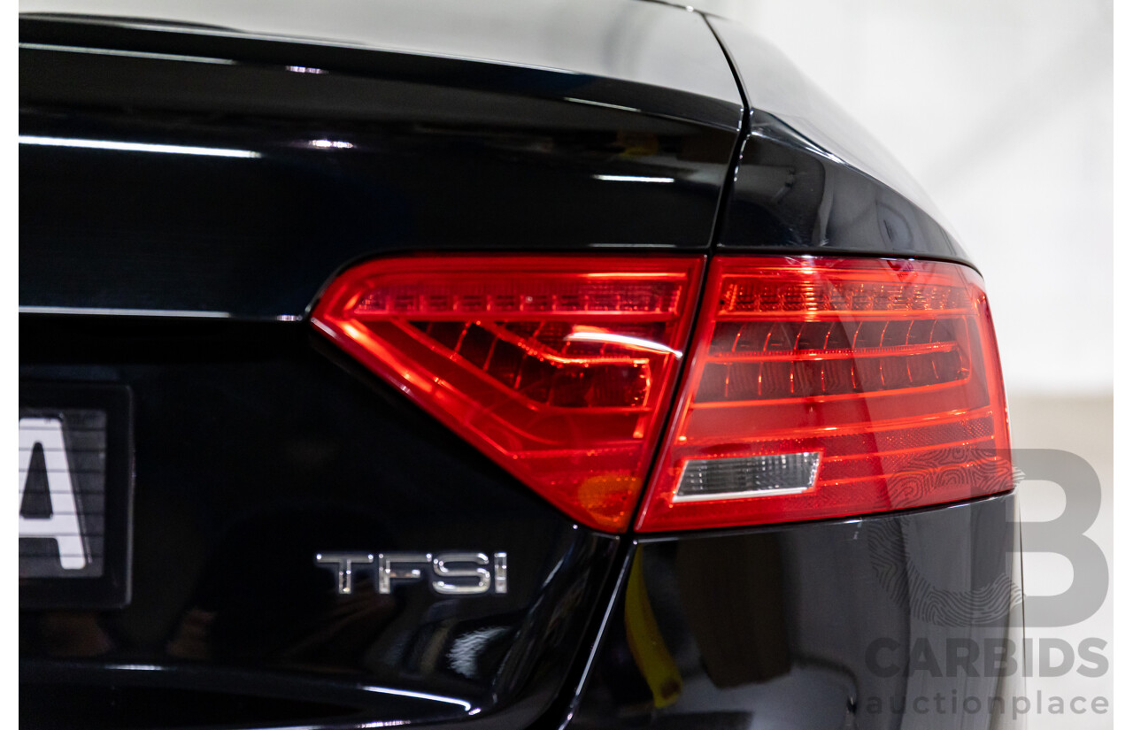 3/2015 Audi A5 S-Line 1.8 TFSI 8T MY15 2d Cabriolet Mythos Black Metallic Turbo 1.8L