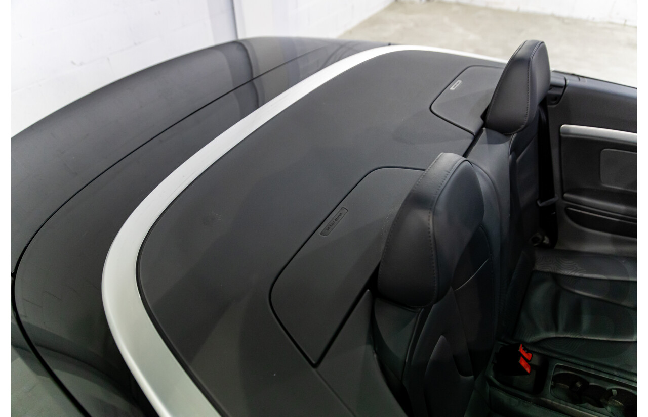 3/2015 Audi A5 S-Line 1.8 TFSI 8T MY15 2d Cabriolet Mythos Black Metallic Turbo 1.8L