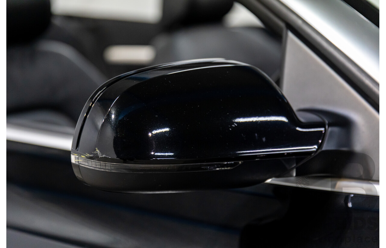 3/2015 Audi A5 S-Line 1.8 TFSI 8T MY15 2d Cabriolet Mythos Black Metallic Turbo 1.8L