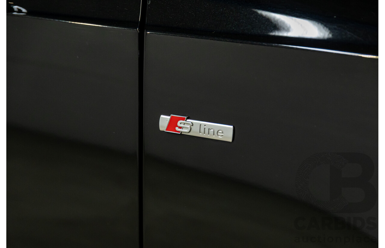 3/2015 Audi A5 S-Line 1.8 TFSI 8T MY15 2d Cabriolet Mythos Black Metallic Turbo 1.8L