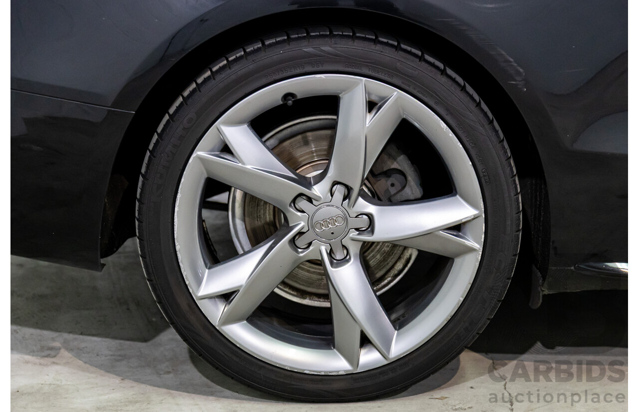 3/2015 Audi A5 S-Line 1.8 TFSI 8T MY15 2d Cabriolet Mythos Black Metallic Turbo 1.8L