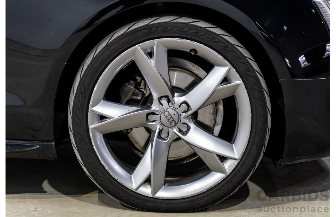 3/2015 Audi A5 S-Line 1.8 TFSI 8T MY15 2d Cabriolet Mythos Black Metallic Turbo 1.8L