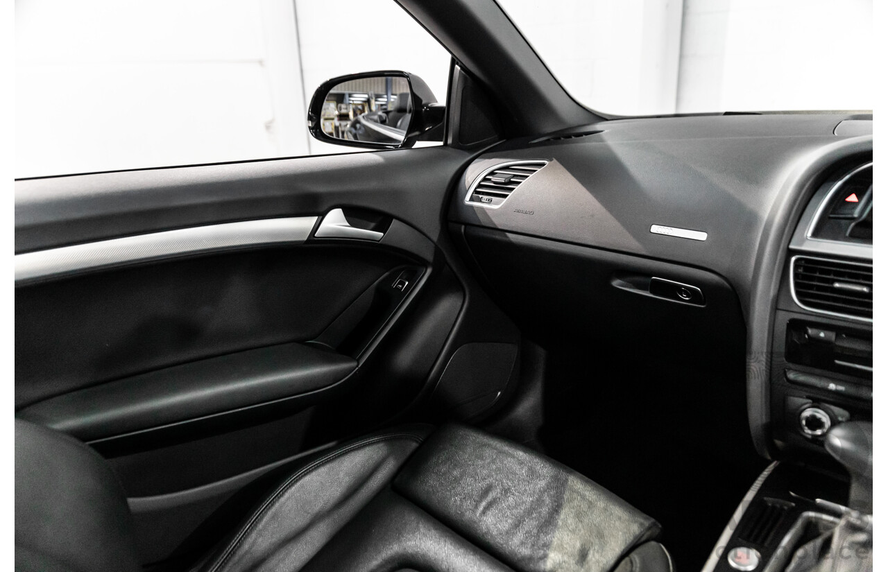 3/2015 Audi A5 S-Line 1.8 TFSI 8T MY15 2d Cabriolet Mythos Black Metallic Turbo 1.8L