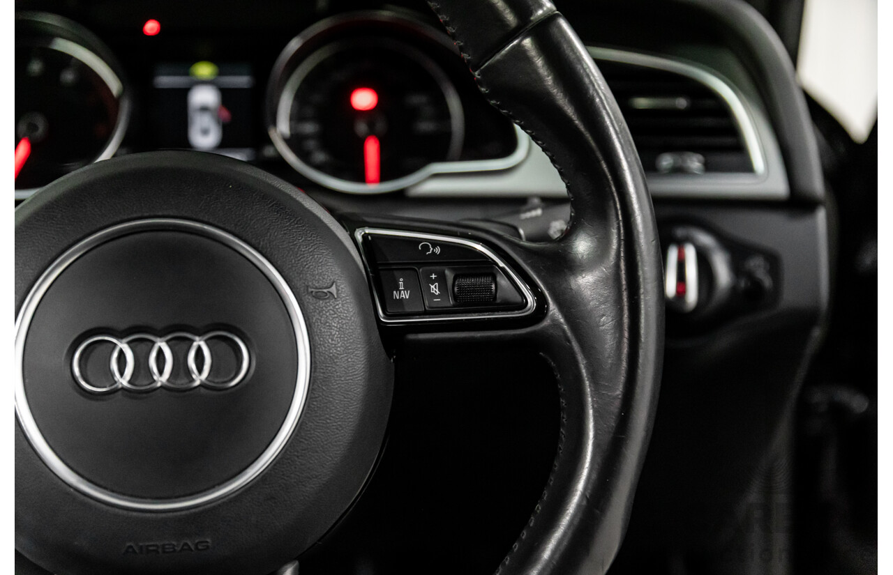 3/2015 Audi A5 S-Line 1.8 TFSI 8T MY15 2d Cabriolet Mythos Black Metallic Turbo 1.8L