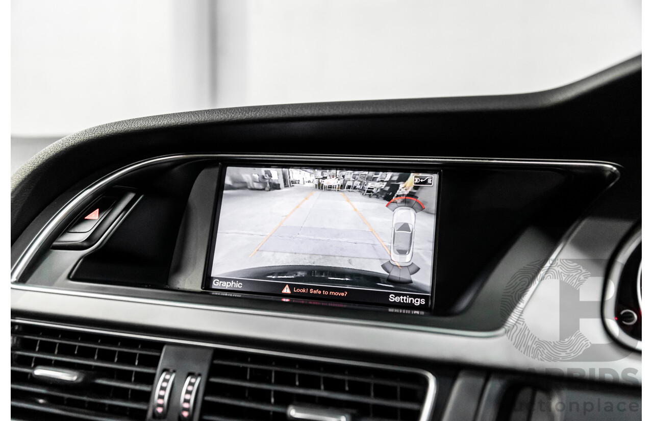 3/2015 Audi A5 S-Line 1.8 TFSI 8T MY15 2d Cabriolet Mythos Black Metallic Turbo 1.8L