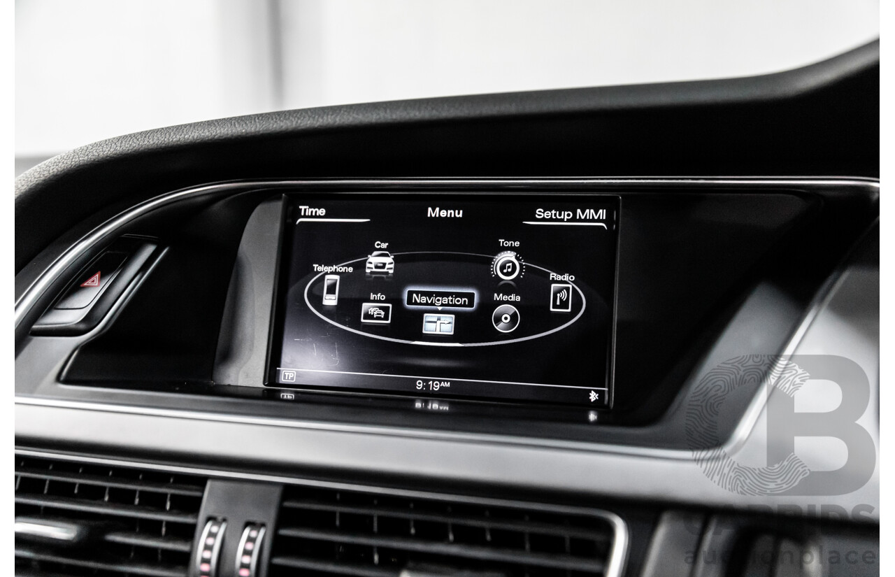 3/2015 Audi A5 S-Line 1.8 TFSI 8T MY15 2d Cabriolet Mythos Black Metallic Turbo 1.8L