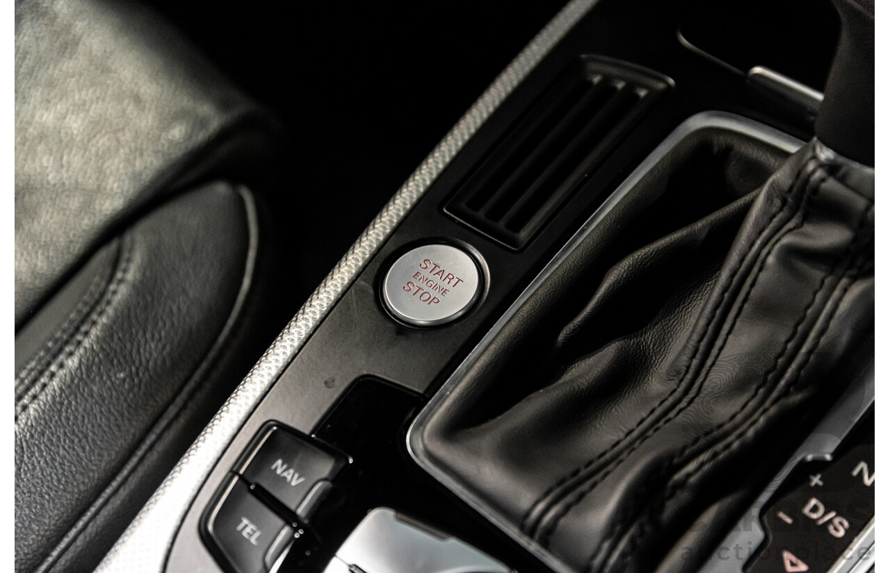 3/2015 Audi A5 S-Line 1.8 TFSI 8T MY15 2d Cabriolet Mythos Black Metallic Turbo 1.8L