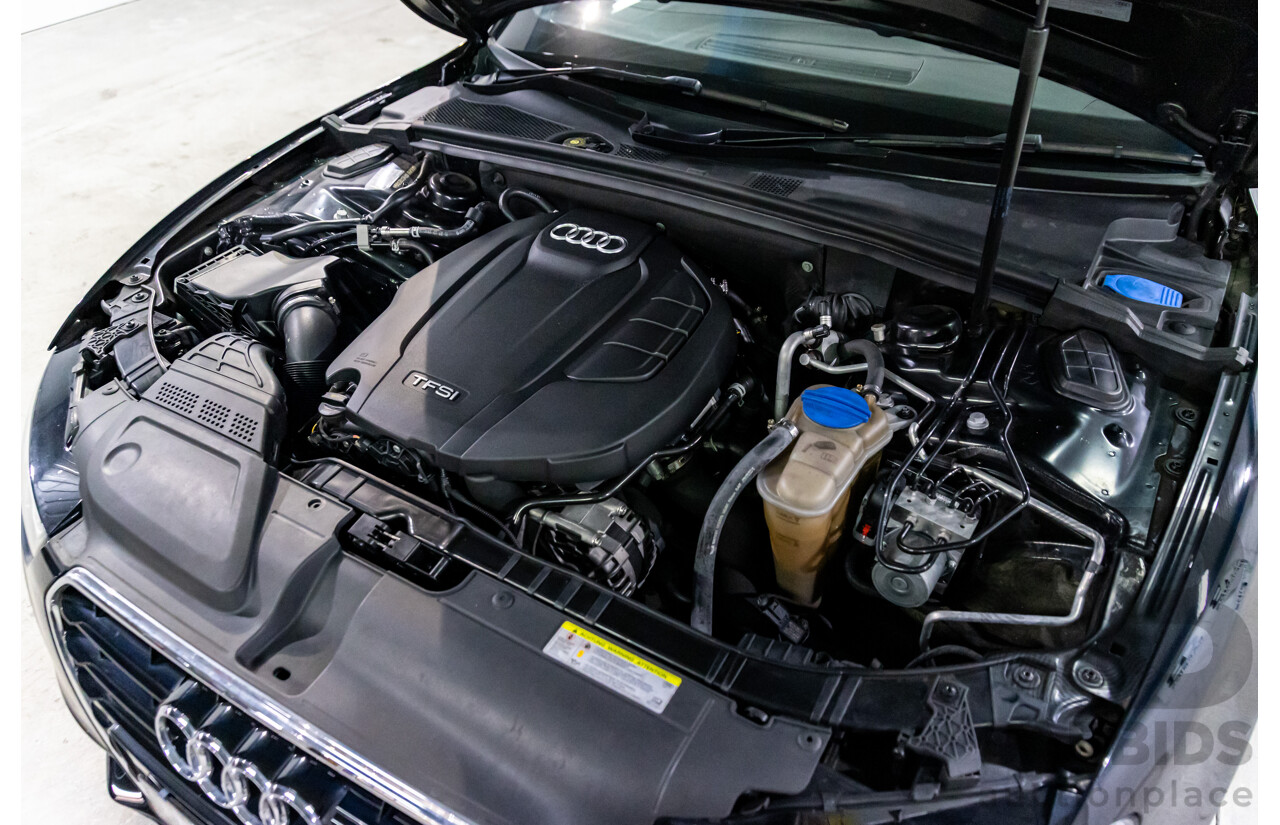 3/2015 Audi A5 S-Line 1.8 TFSI 8T MY15 2d Cabriolet Mythos Black Metallic Turbo 1.8L