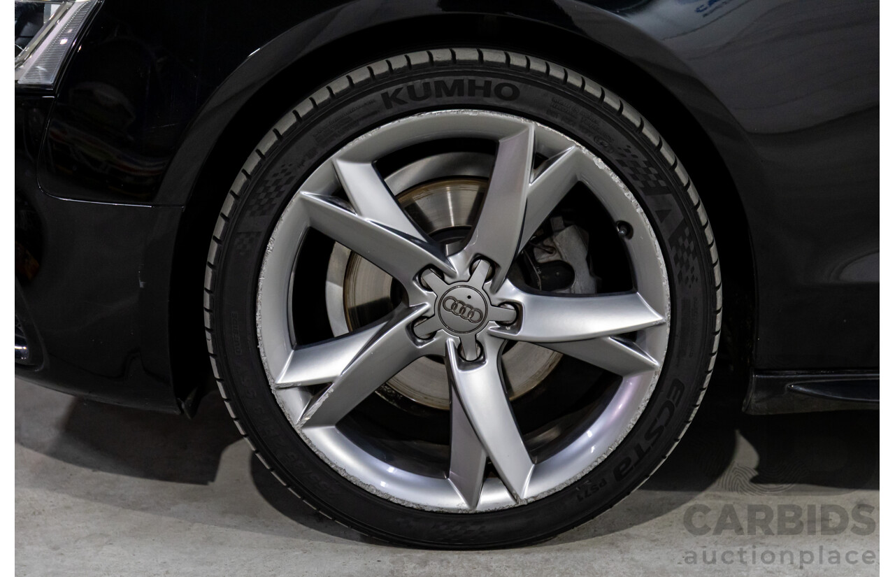 3/2015 Audi A5 S-Line 1.8 TFSI 8T MY15 2d Cabriolet Mythos Black Metallic Turbo 1.8L