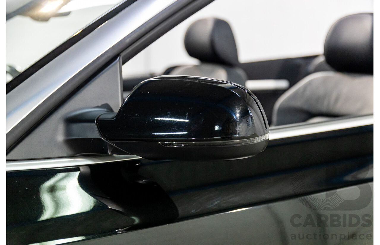 3/2015 Audi A5 S-Line 1.8 TFSI 8T MY15 2d Cabriolet Mythos Black Metallic Turbo 1.8L