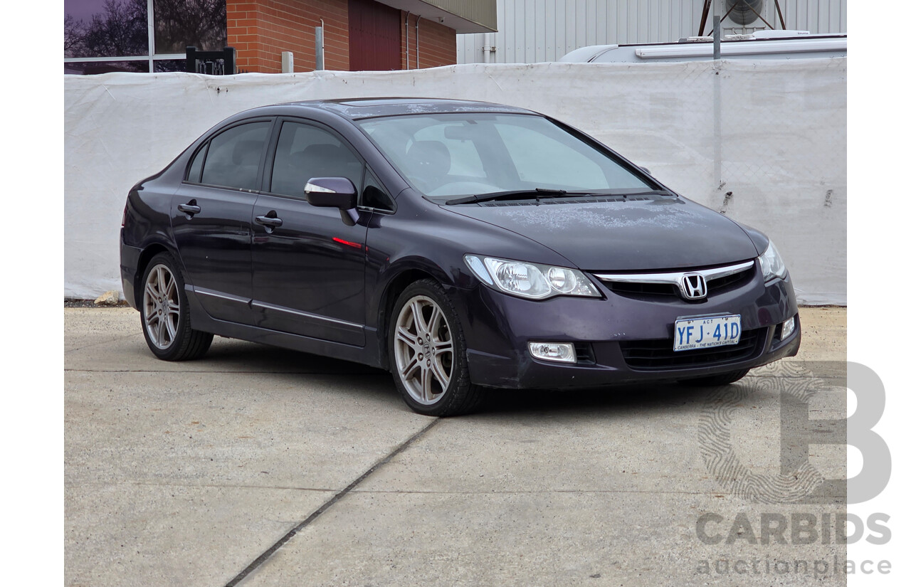 9/2007 Honda Civic Sport MY07 4d Sedan Purple 2.0L