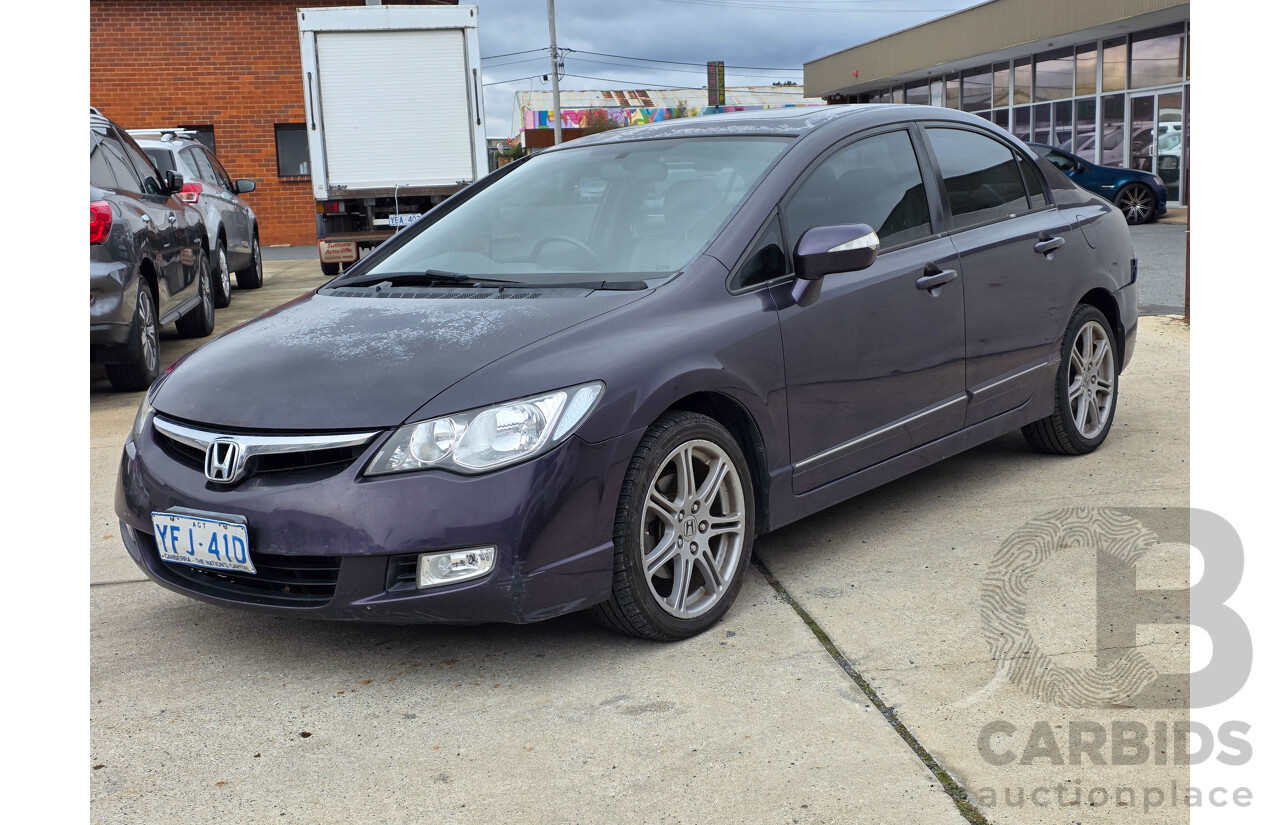 9/2007 Honda Civic Sport MY07 4d Sedan Purple 2.0L