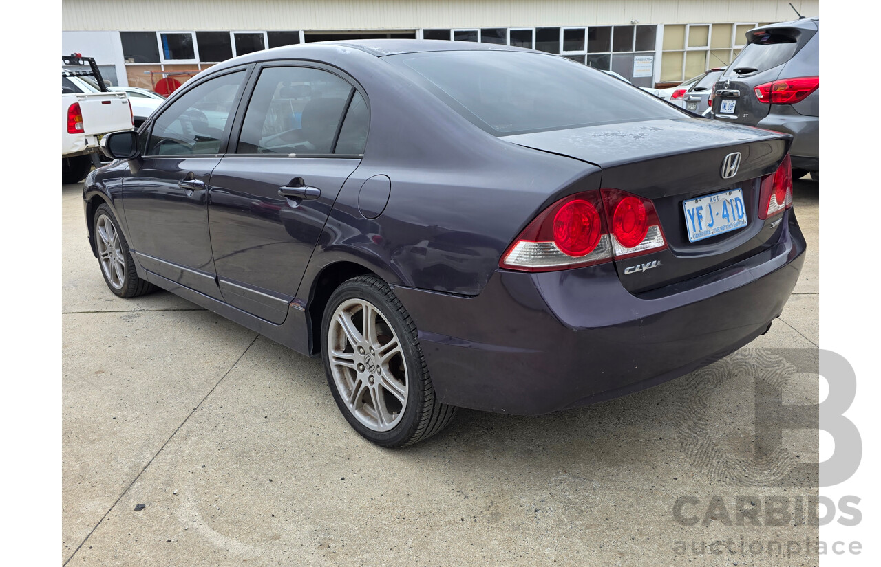 9/2007 Honda Civic Sport MY07 4d Sedan Purple 2.0L