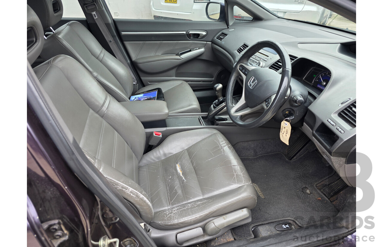 9/2007 Honda Civic Sport MY07 4d Sedan Purple 2.0L