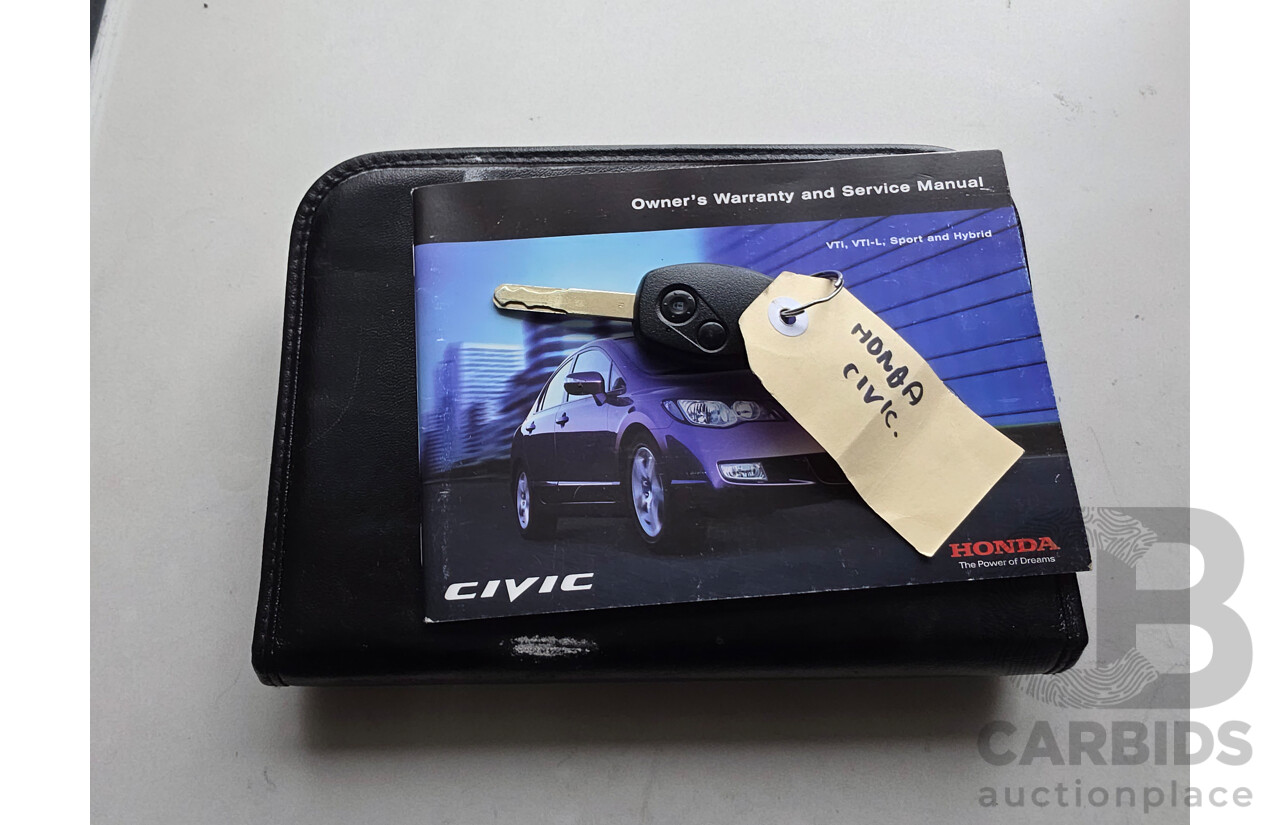 9/2007 Honda Civic Sport MY07 4d Sedan Purple 2.0L