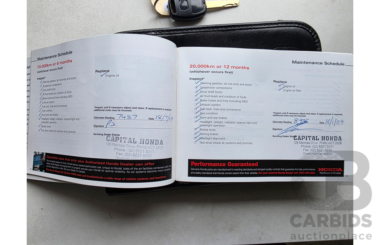 9/2007 Honda Civic Sport MY07 4d Sedan Purple 2.0L