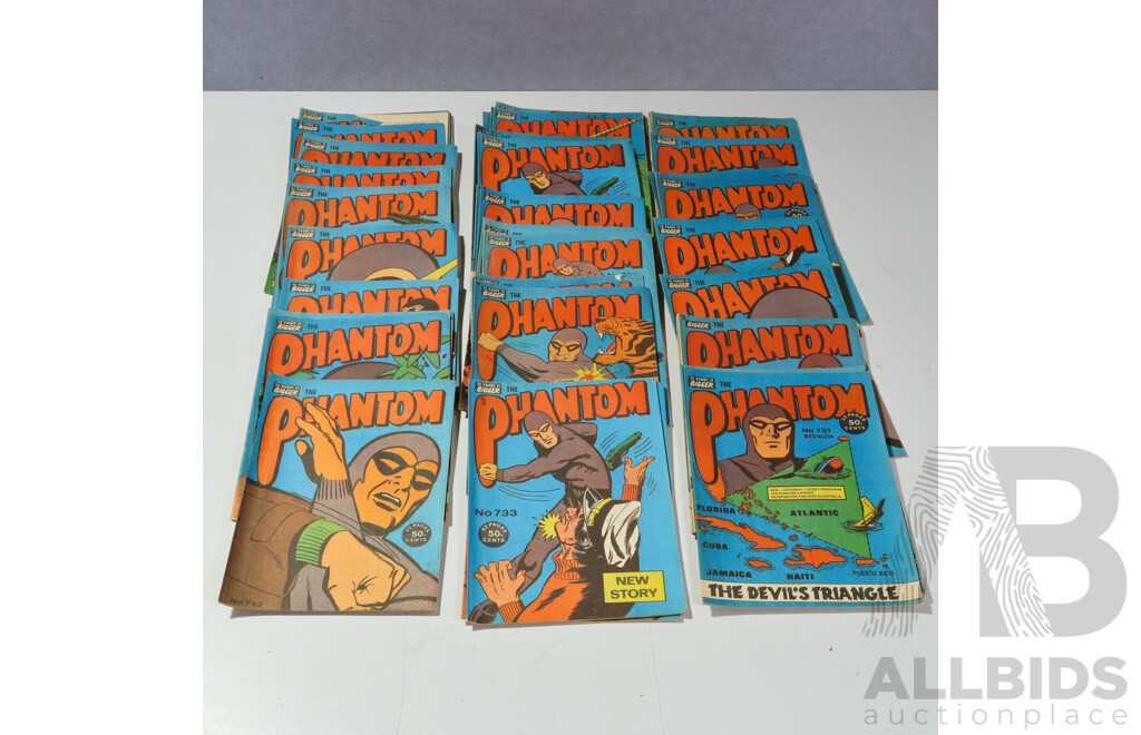 Collection Approx 40 Vintage Phantom Comics, All in the 700s