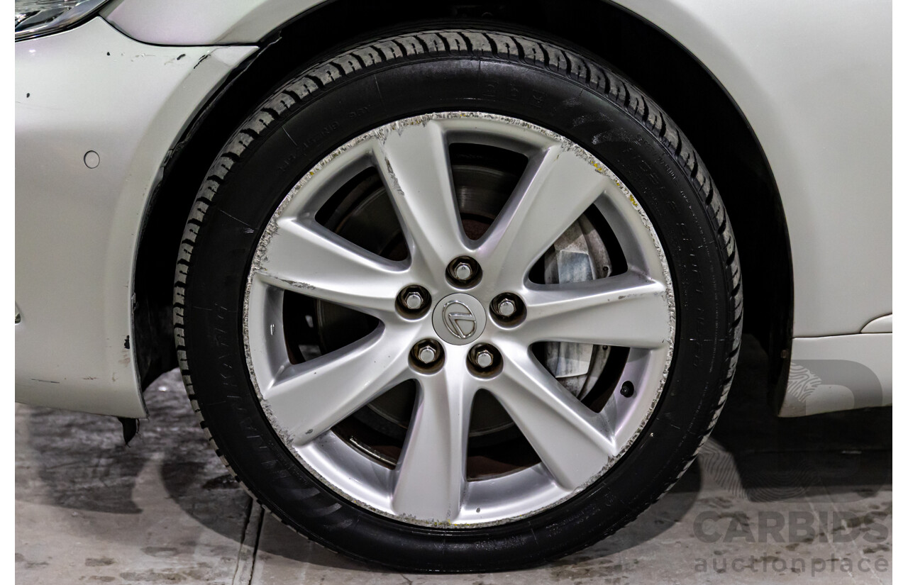 2/2008 Lexus Ls600hl Hybrid (5 Seat) UVF46R 4d Sedan Platinum Silver Metallic V8 5.0L - 165kW Hybrid
