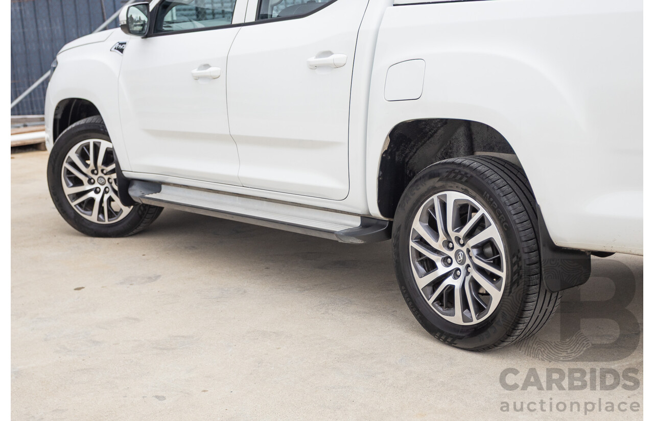 02/2020 LDV T60 PRO (4x4) SK8C Double Cab Utility White Turbo Diesel 2.8L