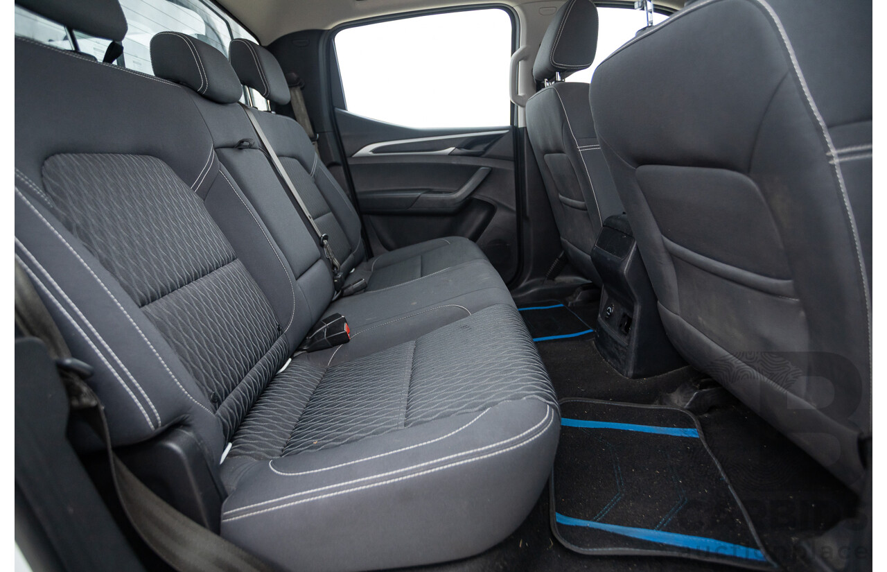 02/2020 LDV T60 PRO (4x4) SK8C Double Cab Utility White Turbo Diesel 2.8L