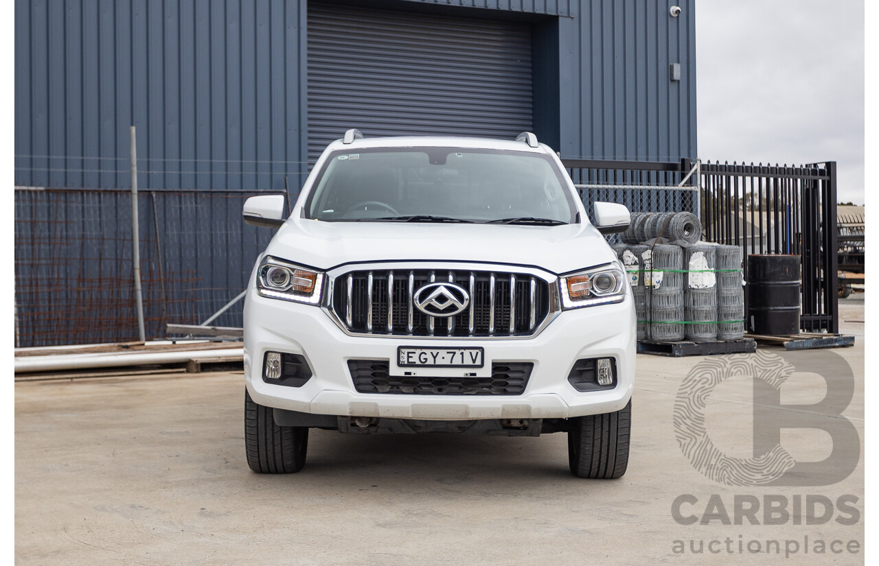 02/2020 LDV T60 PRO (4x4) SK8C Double Cab Utility White Turbo Diesel 2.8L