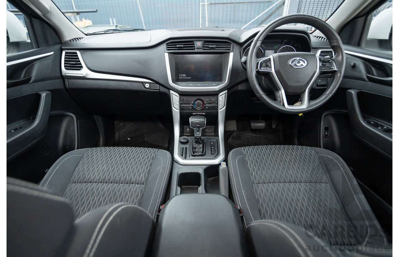 02/2020 LDV T60 PRO (4x4) SK8C Double Cab Utility White Turbo Diesel 2.8L