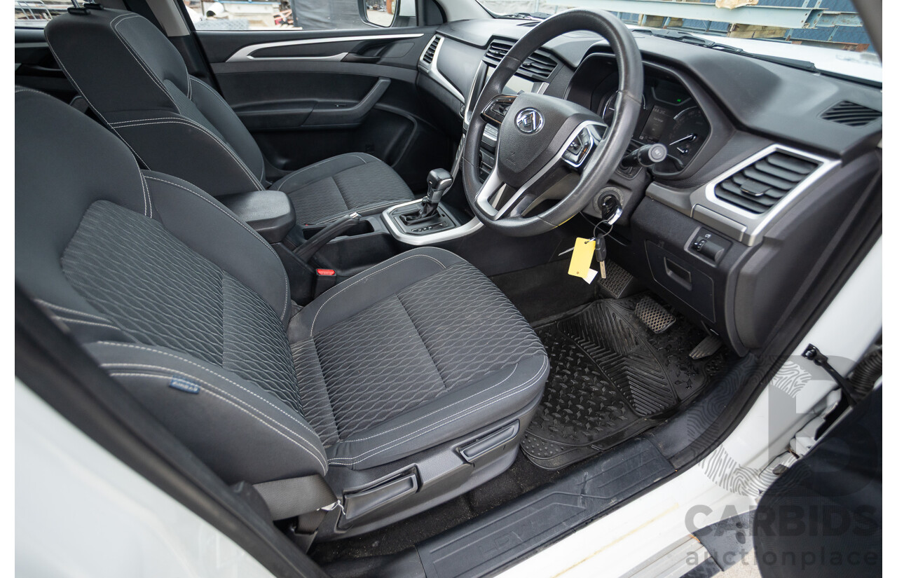 02/2020 LDV T60 PRO (4x4) SK8C Double Cab Utility White Turbo Diesel 2.8L