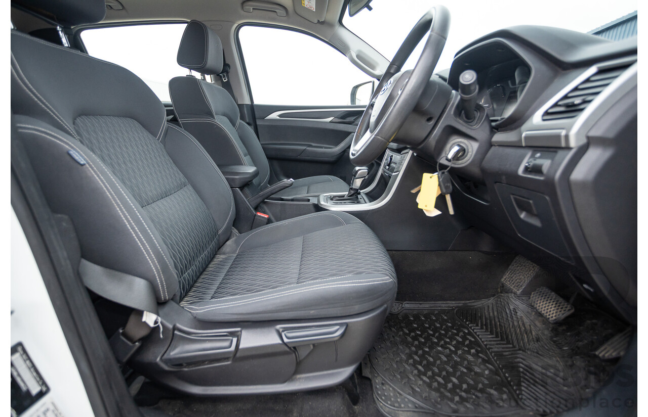 02/2020 LDV T60 PRO (4x4) SK8C Double Cab Utility White Turbo Diesel 2.8L