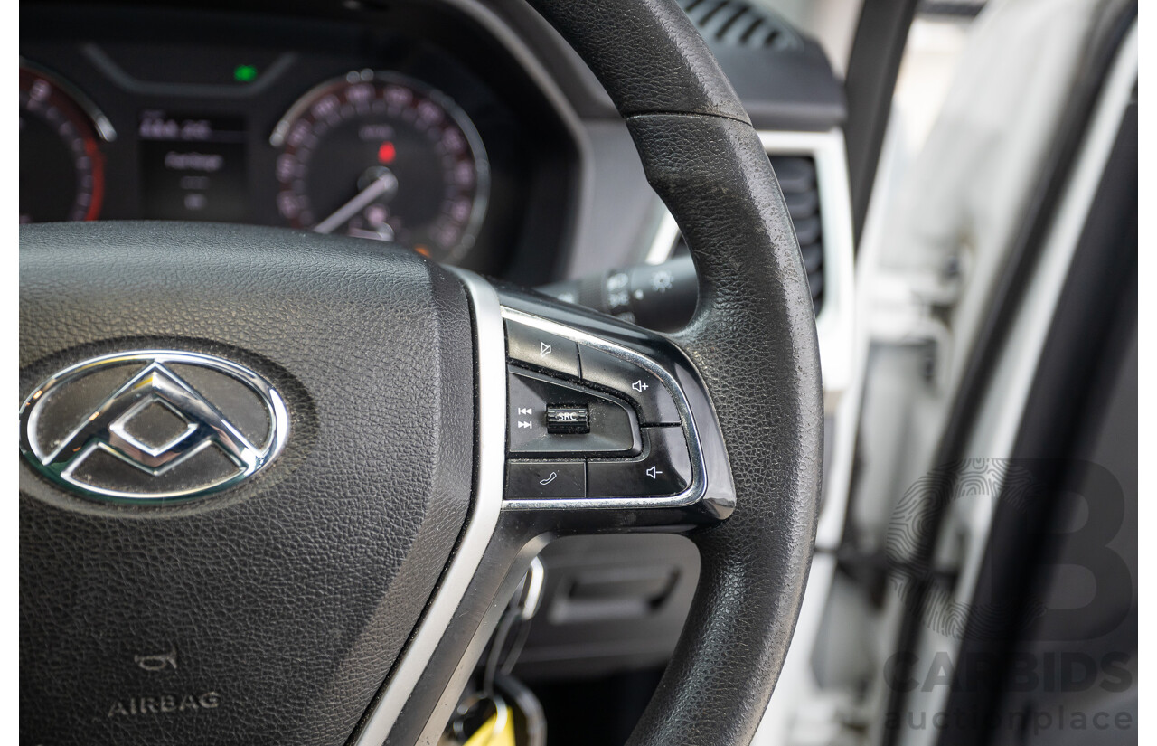 02/2020 LDV T60 PRO (4x4) SK8C Double Cab Utility White Turbo Diesel 2.8L