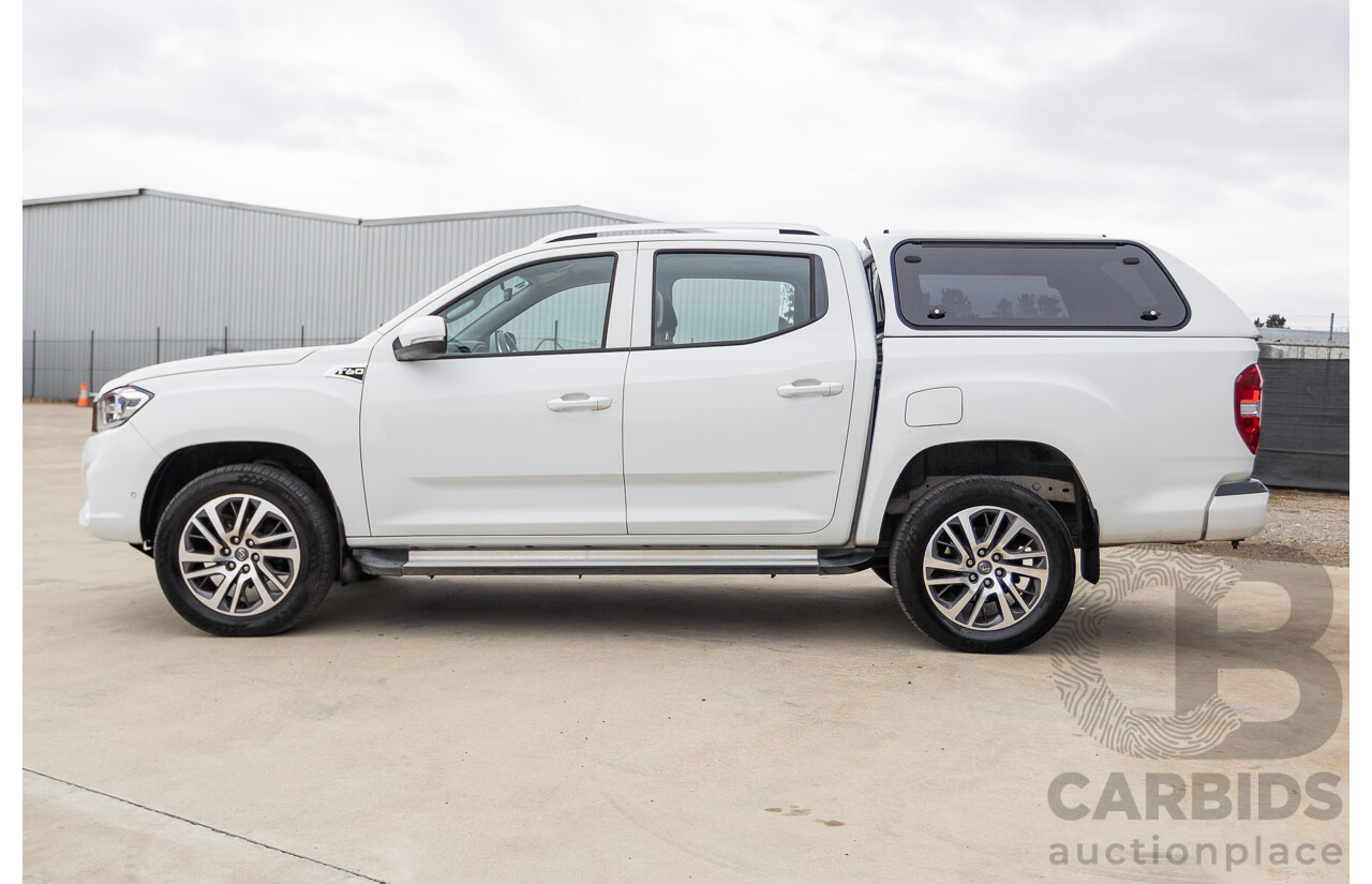 02/2020 LDV T60 PRO (4x4) SK8C Double Cab Utility White Turbo Diesel 2.8L