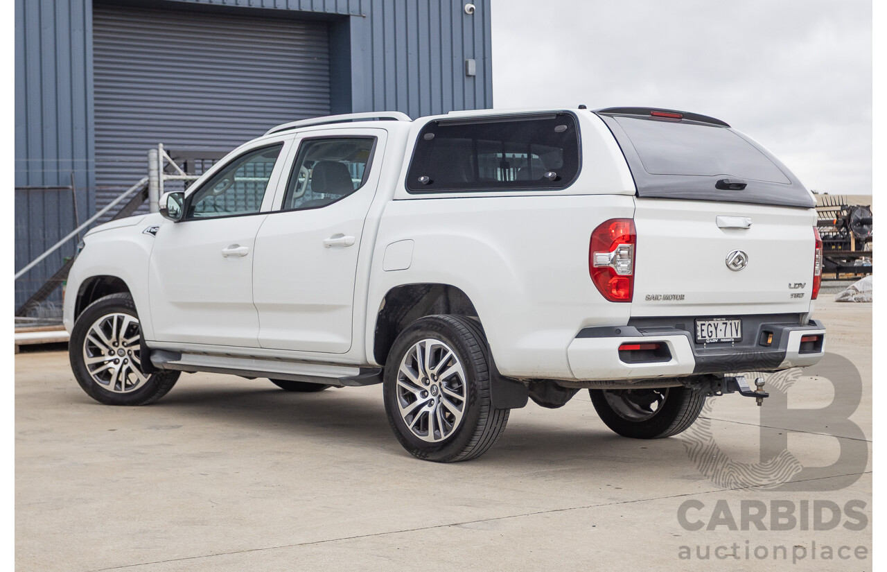 02/2020 LDV T60 PRO (4x4) SK8C Double Cab Utility White Turbo Diesel 2.8L