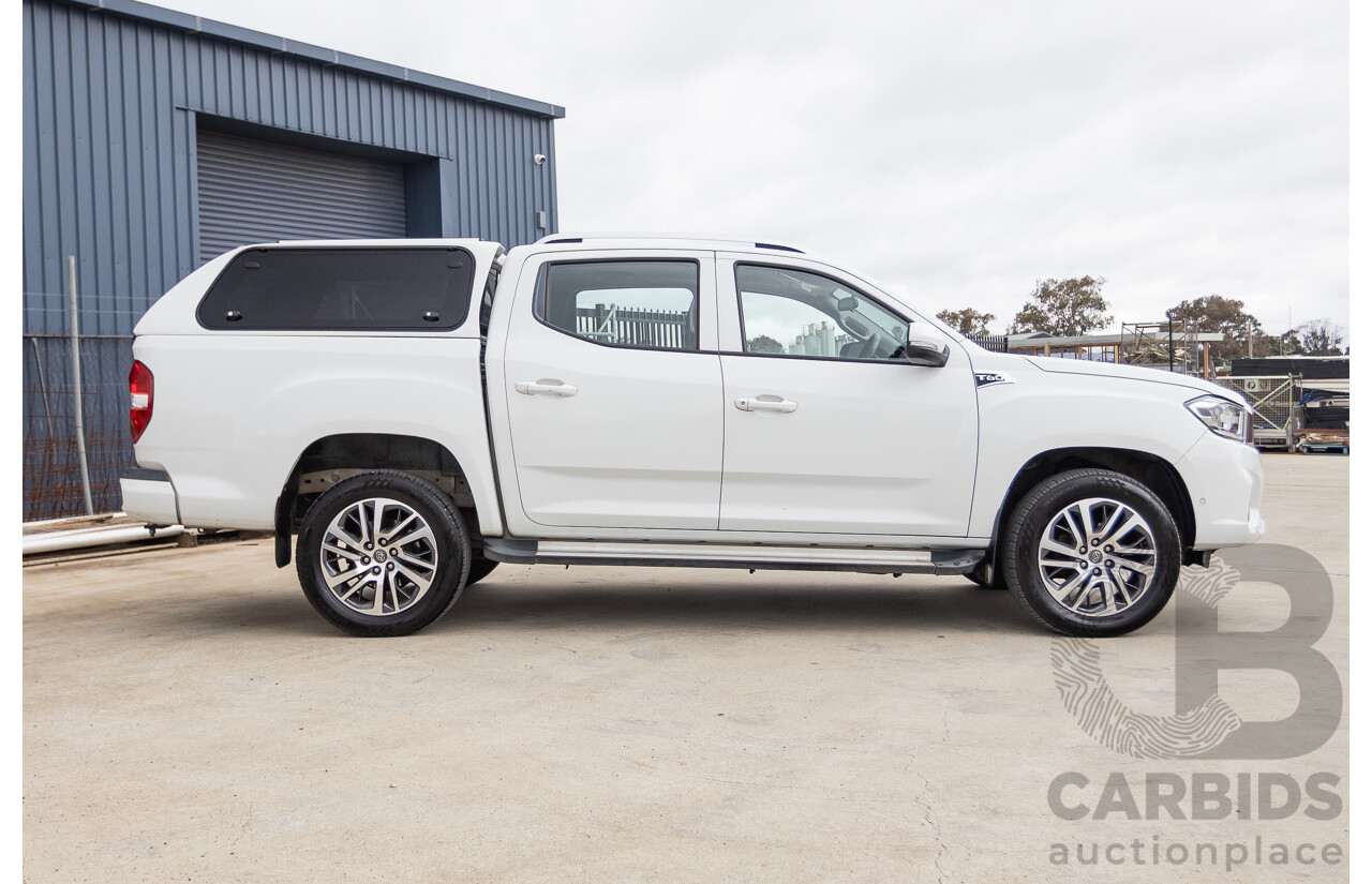 02/2020 LDV T60 PRO (4x4) SK8C Double Cab Utility White Turbo Diesel 2.8L