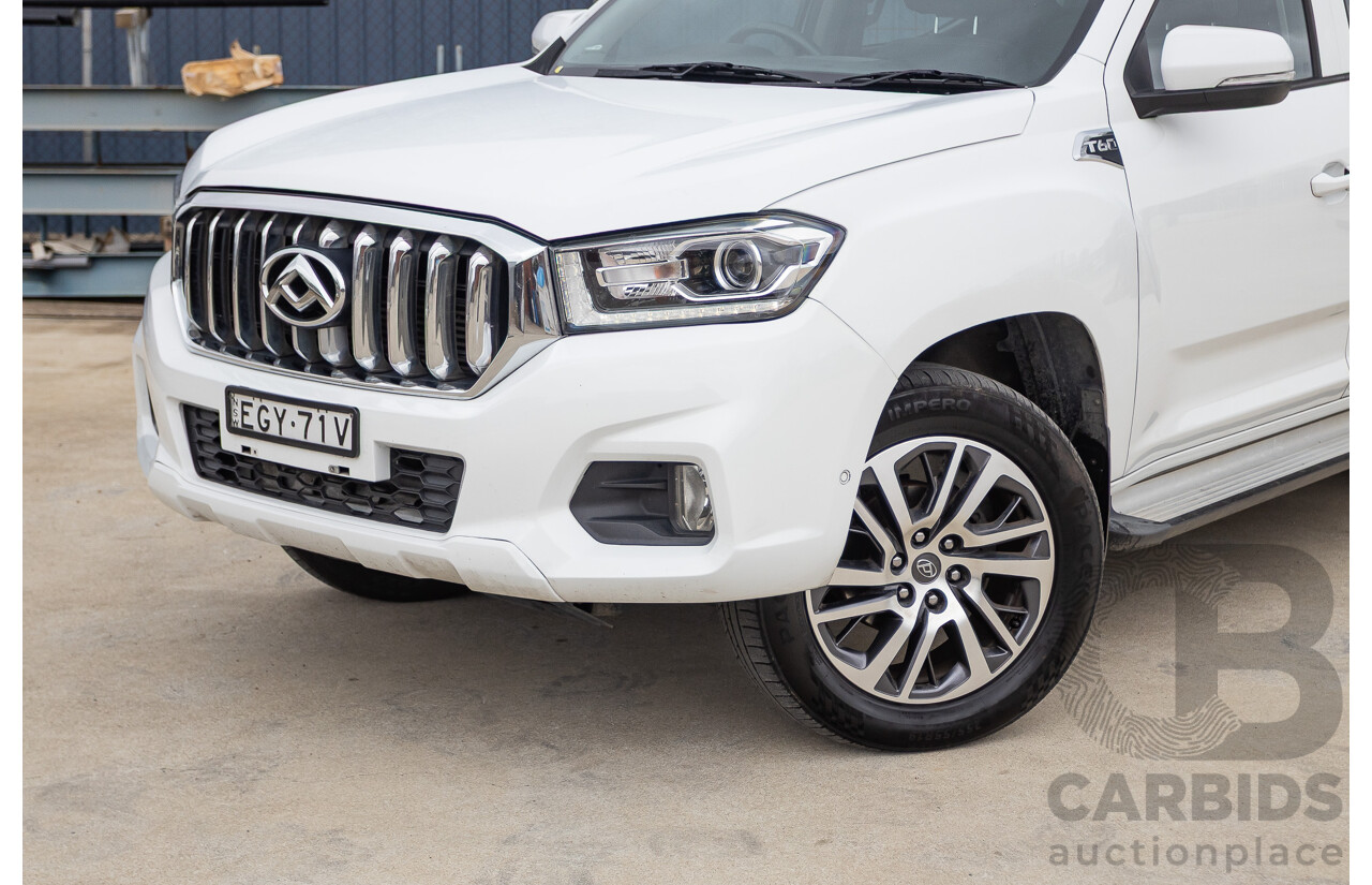 02/2020 LDV T60 PRO (4x4) SK8C Double Cab Utility White Turbo Diesel 2.8L