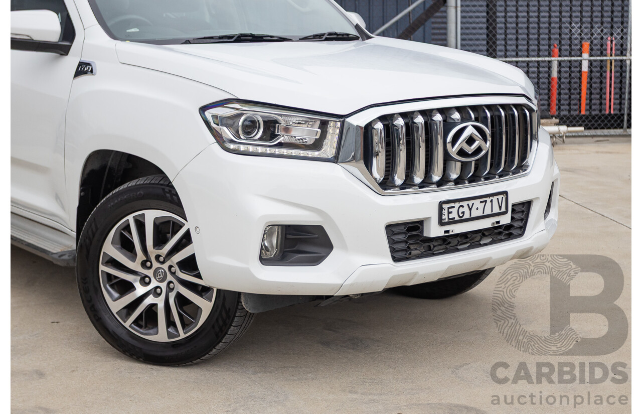 02/2020 LDV T60 PRO (4x4) SK8C Double Cab Utility White Turbo Diesel 2.8L