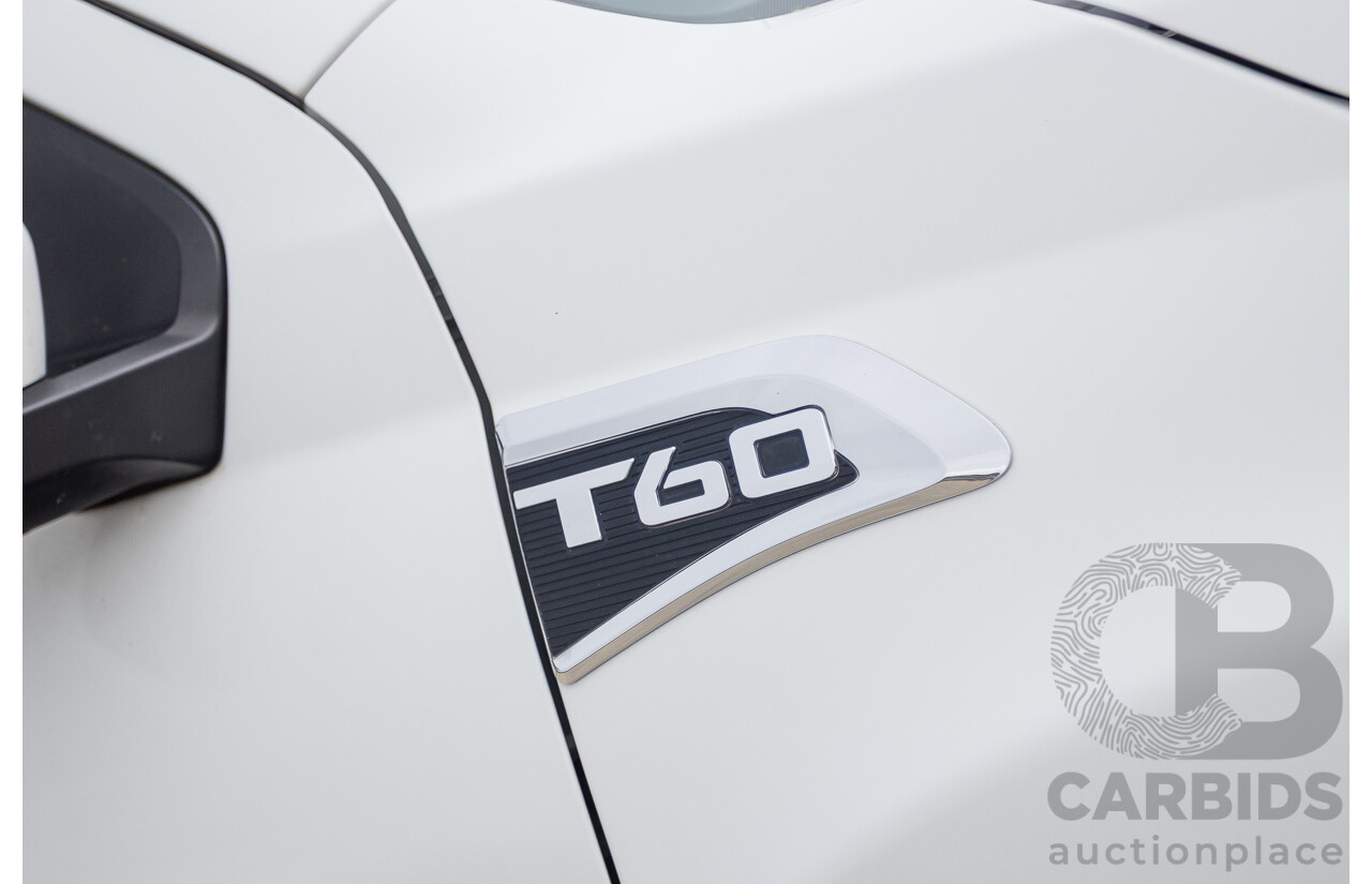 02/2020 LDV T60 PRO (4x4) SK8C Double Cab Utility White Turbo Diesel 2.8L