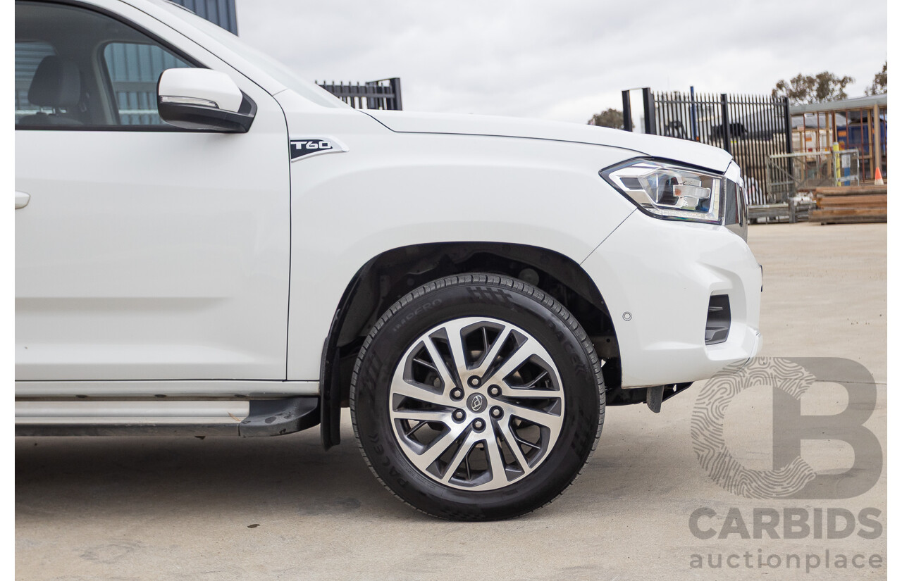 02/2020 LDV T60 PRO (4x4) SK8C Double Cab Utility White Turbo Diesel 2.8L